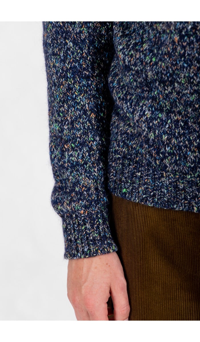 Scaglione Scaglione Pullover / URW140 / Navy Mouline Scaglione Scaglione Pullover / URW140 / Navy Mouline