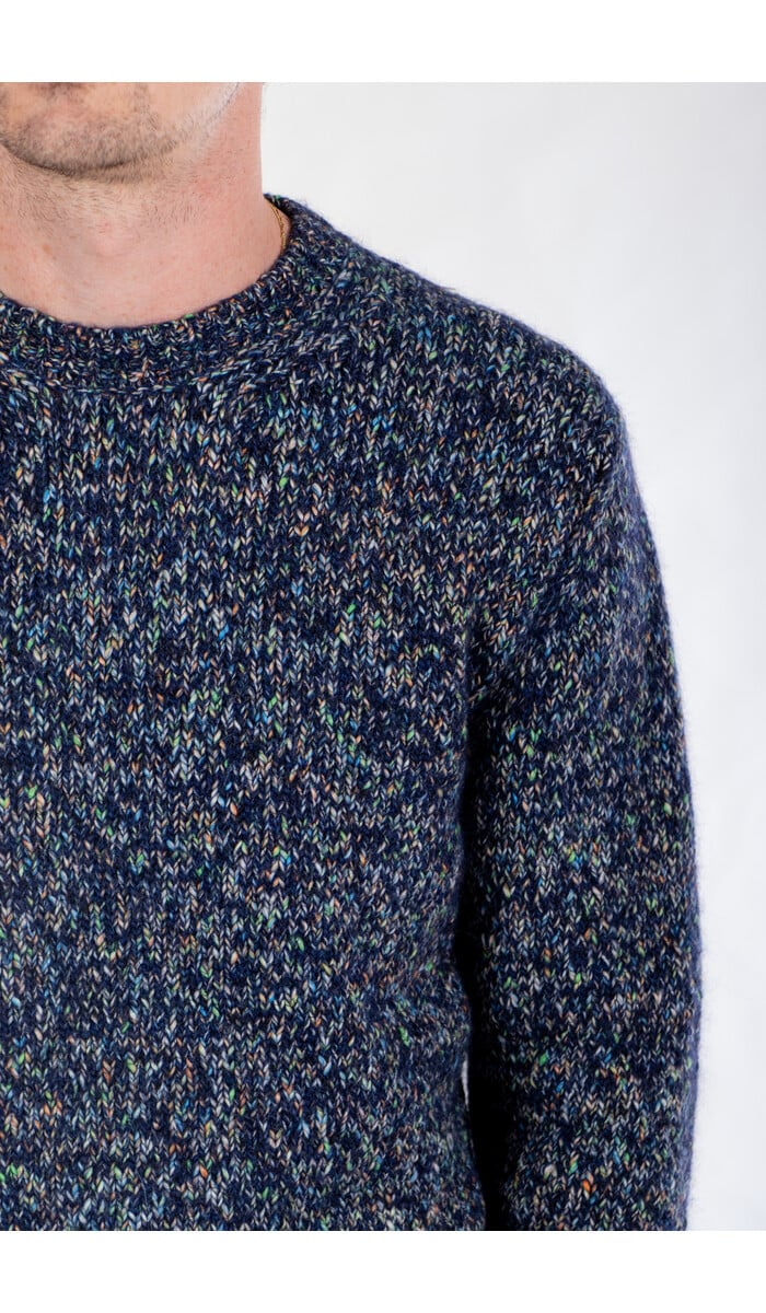 Scaglione Scaglione Pullover / URW140 / Navy Mouline Scaglione Scaglione Pullover / URW140 / Navy Mouline