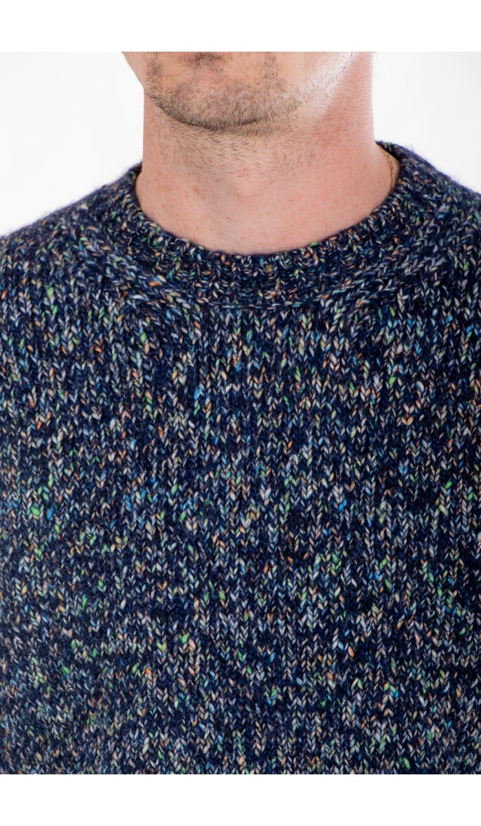 Scaglione Scaglione Pullover / URW140 / Navy Mouline Scaglione Scaglione Pullover / URW140 / Navy Mouline