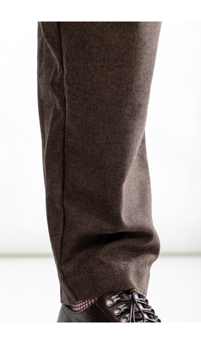 Universal Works Universal Works Broek / Pleated Track Pant / Bruine Tweed Universal Works Universal Works Broek / Pleated Track Pant / Bruine Tweed