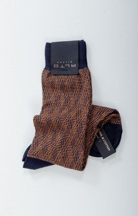 Alto Milano Alto Milano Socke / Titanio / Blau Alto Milano Alto Milano Socke / Titanio / Blau