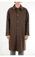 De Bonne Facture Jas / Parisian Raglan Coat / Chocoladegroen