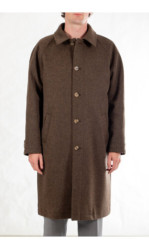 De Bonne Facture De Bonne Facture Jas / Parisian Raglan Coat / Chocoladegroen