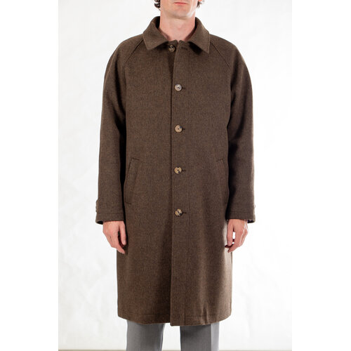 De Bonne Facture De Bonne Facture Jas / Parisian Raglan Coat / Chocoladegroen