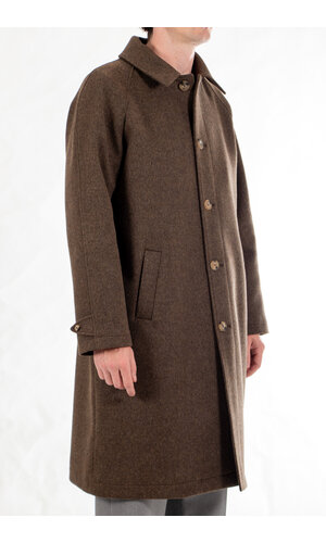 De Bonne Facture De Bonne Facture Jas / Parisian Raglan Coat / Chocoladegroen