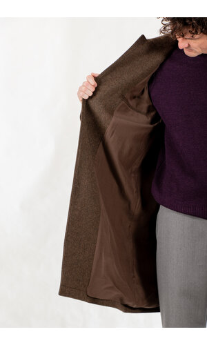 De Bonne Facture De Bonne Facture Jas / Parisian Raglan Coat / Chocoladegroen
