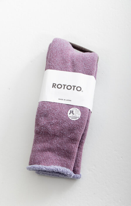 RoToTo RoToTo Socke / Reversible Pile / Violettlich
