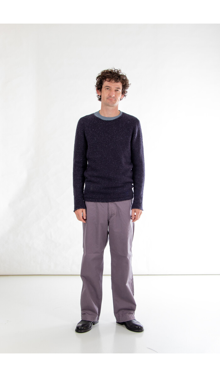 Hannes Roether Hannes Roether Trui / Sober / Indigo Hannes Roether Hannes Roether Trui / Sober / Indigo