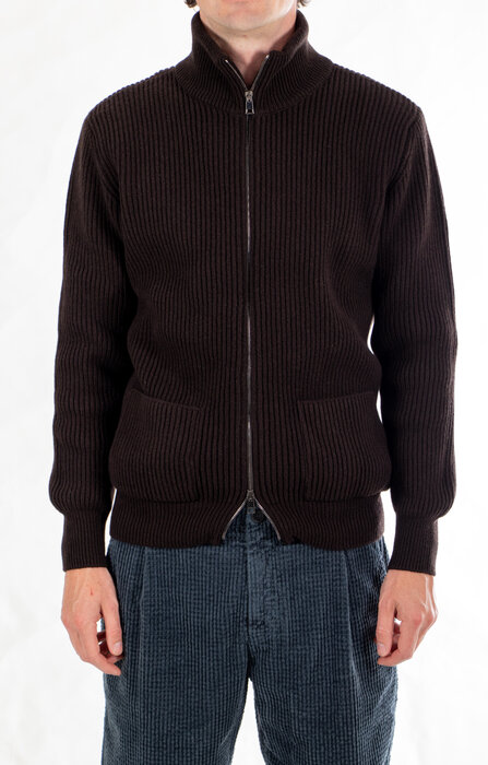 G.R.P. Firenze G.R.P. Sweater / Zip Jacket / Espresso G.R.P. Firenze G.R.P. Sweater / Zip Jacket / Espresso