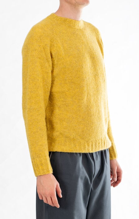 Delikatessen Delikatessen Trui / Raglan Fluffy / Mosterd