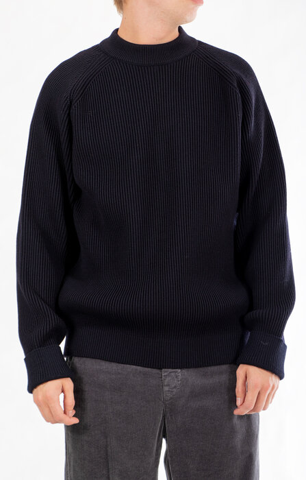 S.N.S. Herning S.N.S. Herning Sweater / Render Mock / Dark Navy