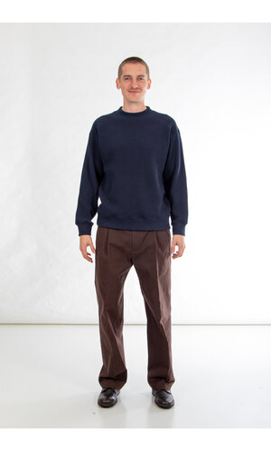 Jackman Jackman Trui / Waffle Midneck  / Donkernavy
