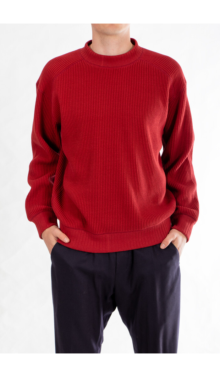 Jackman Jackman Trui / Waffle Midneck / Ketchup Jackman Jackman Trui / Waffle Midneck / Ketchup