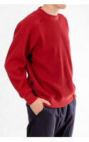 Jackman Trui / Waffle Midneck / Ketchup