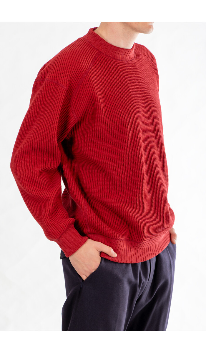 Jackman Jackman Trui / Waffle Midneck / Ketchup Jackman Jackman Trui / Waffle Midneck / Ketchup