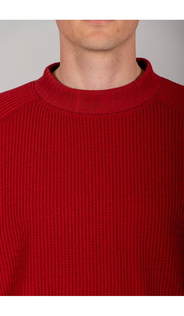 Jackman Jackman Trui / Waffle Midneck / Ketchup Jackman Jackman Trui / Waffle Midneck / Ketchup