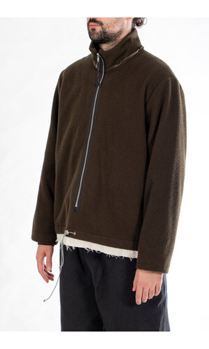 Camiel Fortgens Camiel Fortgens Trui / Fleece Anorak / Bosgroen Camiel Fortgens Camiel Fortgens Trui / Fleece Anorak / Bosgroen