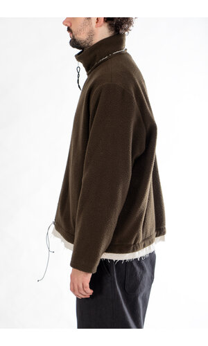 Camiel Fortgens Camiel Fortgens Trui / Fleece Anorak / Bosgroen Camiel Fortgens Camiel Fortgens Trui / Fleece Anorak / Bosgroen