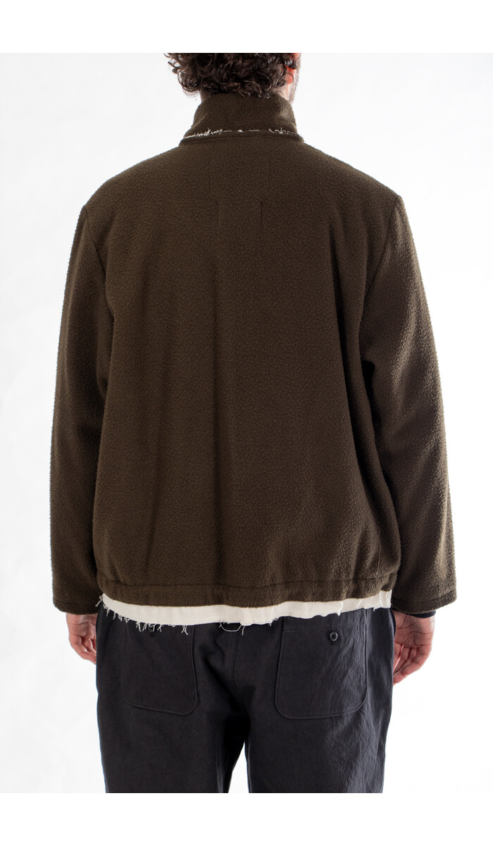 Camiel Fortgens Camiel Fortgens Trui / Fleece Anorak / Bosgroen Camiel Fortgens Camiel Fortgens Trui / Fleece Anorak / Bosgroen