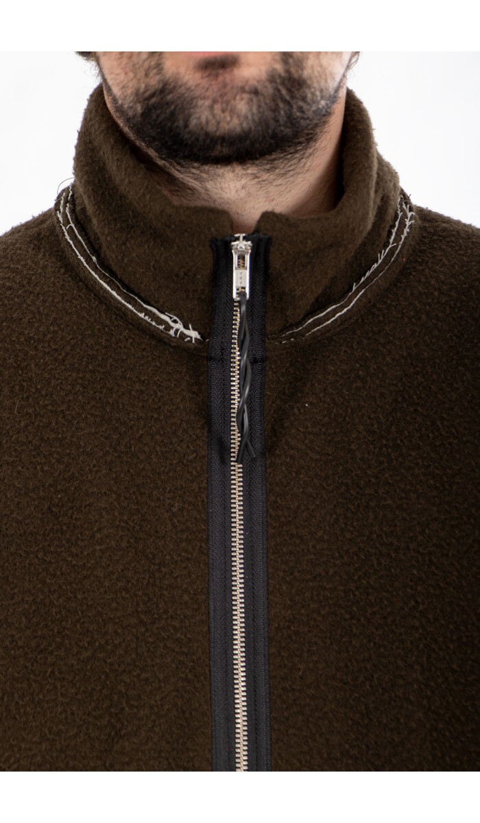 Camiel Fortgens Camiel Fortgens Trui / Fleece Anorak / Bosgroen Camiel Fortgens Camiel Fortgens Trui / Fleece Anorak / Bosgroen