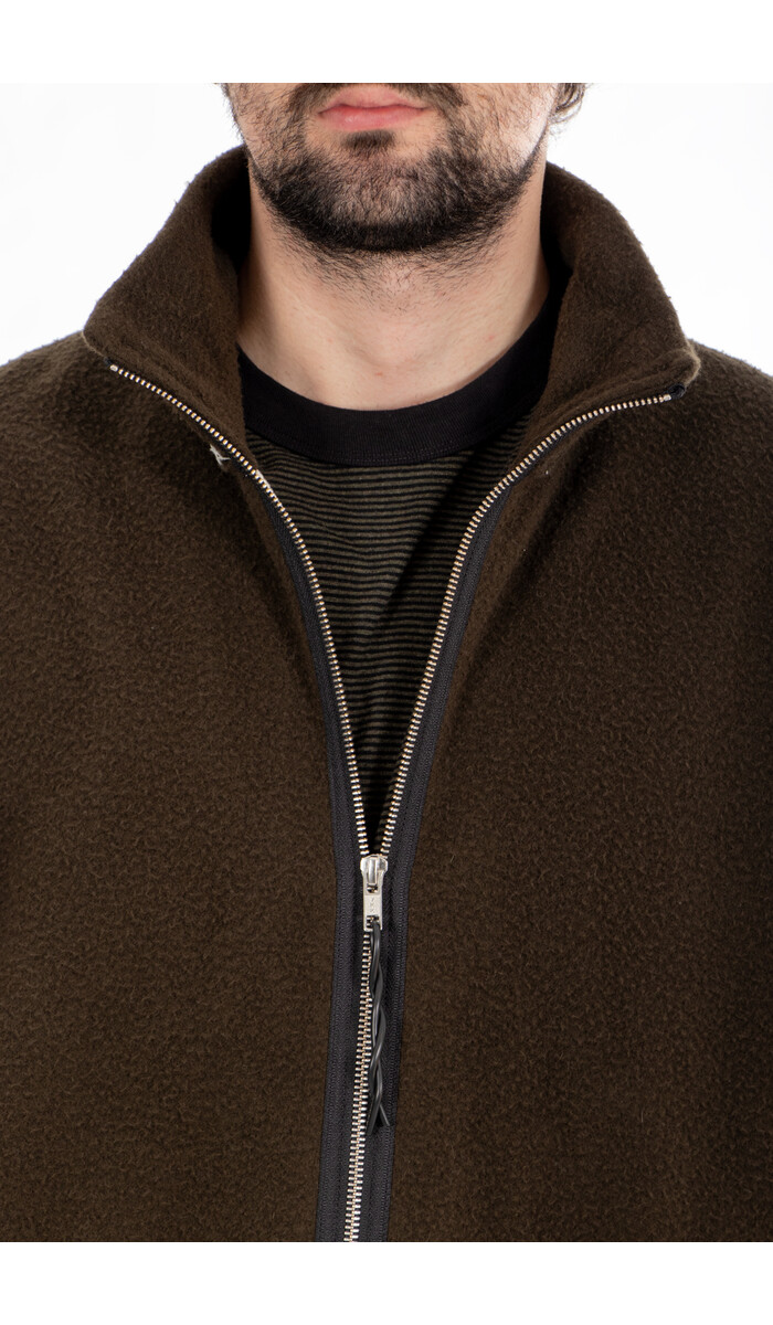 Camiel Fortgens Camiel Fortgens Trui / Fleece Anorak / Bosgroen Camiel Fortgens Camiel Fortgens Trui / Fleece Anorak / Bosgroen