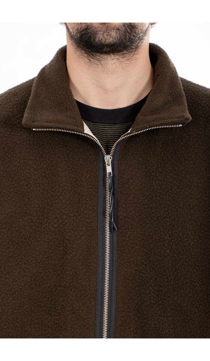 Camiel Fortgens Camiel Fortgens Trui / Fleece Anorak / Bosgroen Camiel Fortgens Camiel Fortgens Trui / Fleece Anorak / Bosgroen
