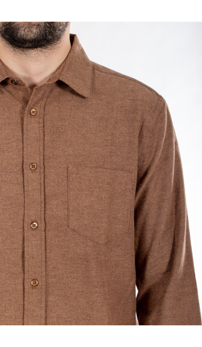 Portuguese Flannel Portuguese Flannel Overhemd / Teca / Amandel Portuguese Flannel Portuguese Flannel Overhemd / Teca / Amandel