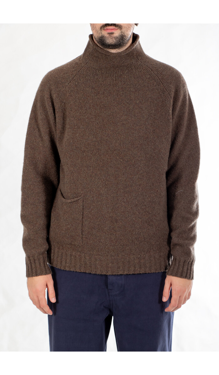 Roberto Collina Roberto Collina Sweater / 263MYB25045 / Greyish Brown Roberto Collina Roberto Collina Sweater / 263MYB25045 / Greyish Brown