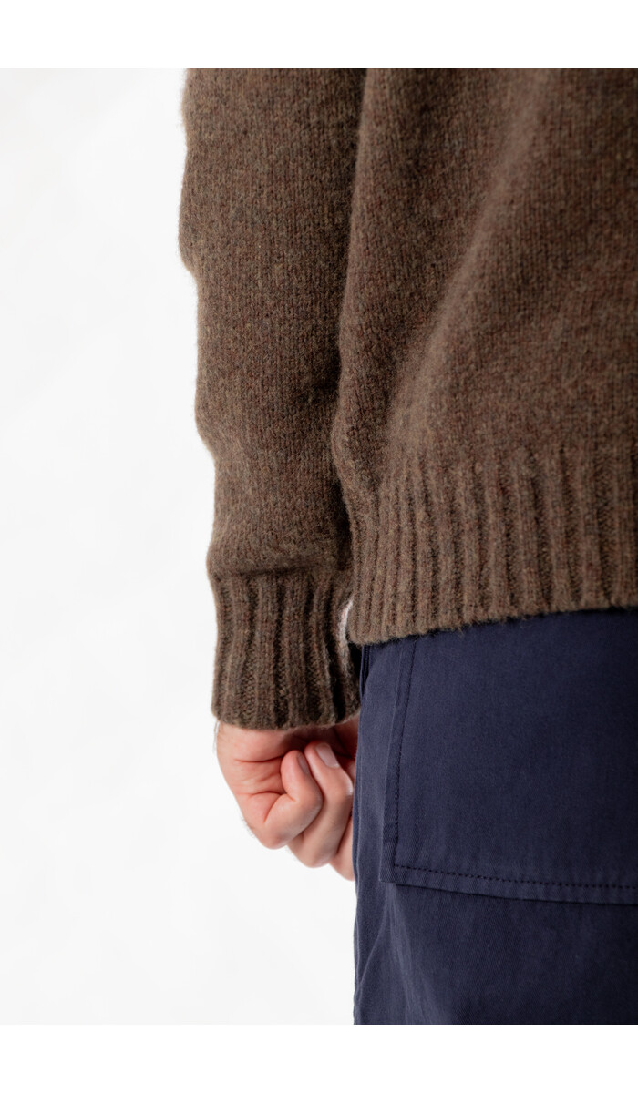 Roberto Collina Roberto Collina Sweater / 263MYB25045 / Greyish Brown Roberto Collina Roberto Collina Sweater / 263MYB25045 / Greyish Brown
