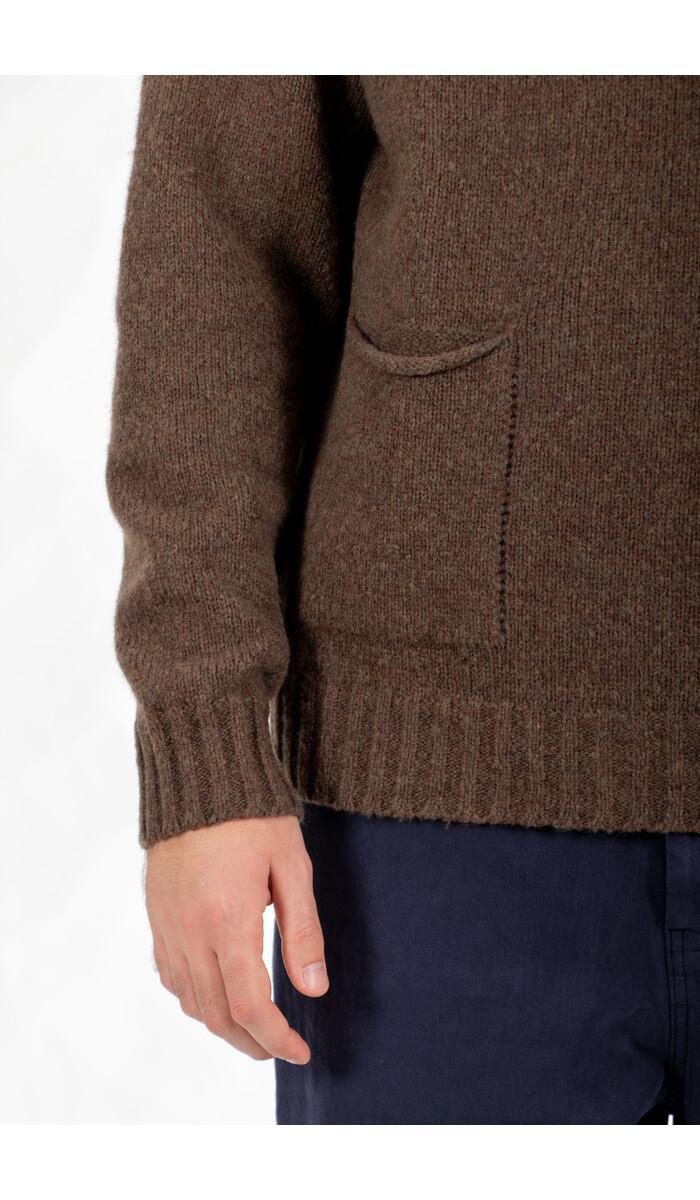 Roberto Collina Roberto Collina Sweater / 263MYB25045 / Greyish Brown Roberto Collina Roberto Collina Sweater / 263MYB25045 / Greyish Brown