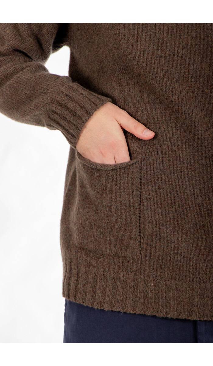 Roberto Collina Roberto Collina Sweater / 263MYB25045 / Greyish Brown Roberto Collina Roberto Collina Sweater / 263MYB25045 / Greyish Brown