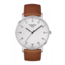Tissot Tissot Heren Everytime, staal/leer lichtbruin, rond, zilverkl.wijzerpl., saffier glas, 3ATM