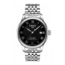 Tissot TISSOT Heren Le Locle, Powermatic 80 Automaat, staal/staal, zwarte wijzerplaat, 3Atm