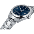 Tissot TISSOT Gentleman T1274071104100, staal/staal, automaat, blauwe wijzerplaat, saffierglas, 10 ATM
