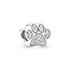 Pandora PANDORA 791714CZ Paw sterling silver charm with zirconia