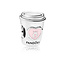 Pandora PANDORA Bedel 797185EN16 Coffee cup silver charm
