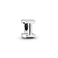 Pandora PANDORA 797463 Zilvern bedel letter I