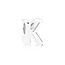 Pandora PANDORA Zilveren bedel 797465 letter K