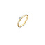 Blush BLUSH 14k geelgouden ring met 1 zirkonia in chaton 4mm 1112YZI