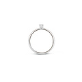 Blush BLUSH 14K witgouden ring 1112WZI met 1 zirkonia in chaton zetting 4mm (UITLOPEND)
