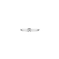 Blush BLUSH 14krt witgouden solitairring met zirconia 4.0 mm in 4-poots chaton 1187WZ (UITLOPEND)