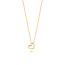 Blush BLUSH 14krt geelgouden collier met hanger, open hartje 3081YGO