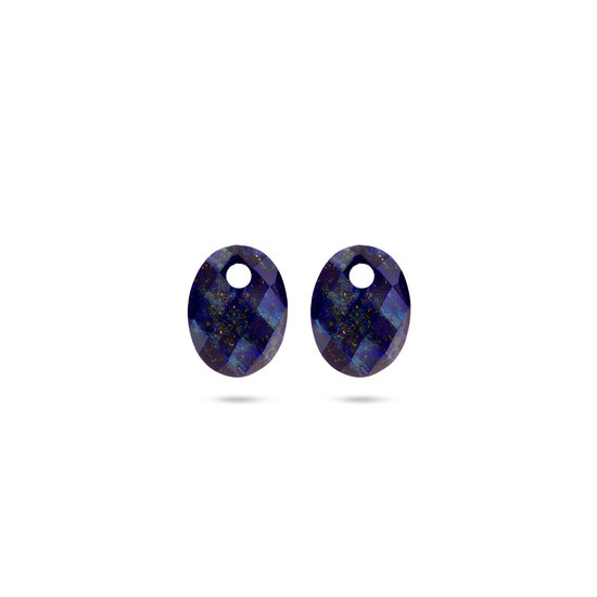 Blush BLUSH setje edelsteen creoolaanhangers: Lapis Lazuli