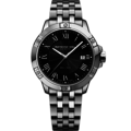 Raymond Weil Raymond Weil Tango 300 8160-STP-00208, heren, staal/staal, zwarte wijzerplaat, saffier glas, 30 ATM.