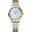 Raymond Weil Raymond Weil Toccata 5985-STP-97081, dames, staal/bicolor, parelmoer wijzerplaat met diamanten index, saffier glas, 5ATM.