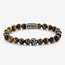 Rebel&Rose Rebel&Rose RR-SK005-S-M Skull mixed tiger eye, maat M