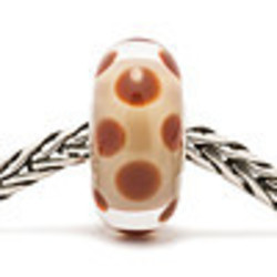 TROLLBEADS 61440 Chocolade stip (retired)