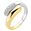 ROOS1835 ROOS1835 036R26YW18 Ring slag Wit/Geelgoud 18krt. met 0.26 diamant G/VSI