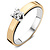 ROOS1835 ROOS1835 084R25W18 Ring Witgoud 18krt. Solitair