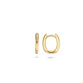 Blush BLUSH 14krt geelgouden klapcreolen, ovaal 7218YGO